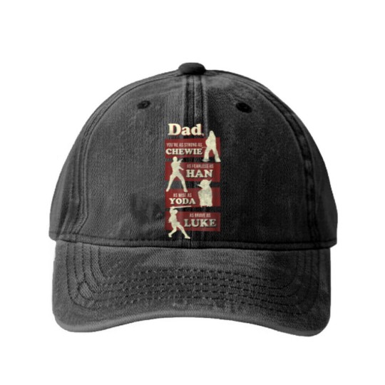 Discover NEW Dad You Are As Strong As Graphic Washed Denim Baseball Caps