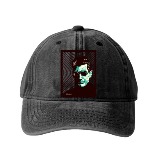 Discover Samuel Beckett - Beckett - Washed Denim Baseball Caps