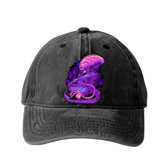 Discover Xenogirl - Xenomorph - Washed Denim Baseball Caps