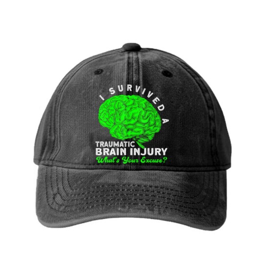 Discover Traumatic Brain Injury People With Brain Injury Washed Denim Baseball Caps