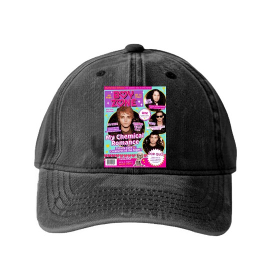 Discover My Chemical Romance Washed Denim Baseball Caps, Boy Zone My Chemical Romance Washed Denim Baseball Caps, My Chemical Romance, Boy Zone Tribute MCR