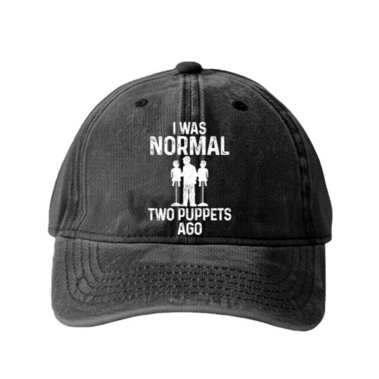 Discover Ventriloquist Puppeteer Normal Puppets Washed Denim Baseball Caps