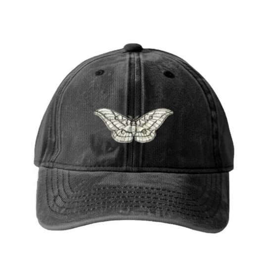Discover Moth 3 Washed Denim Baseball Caps