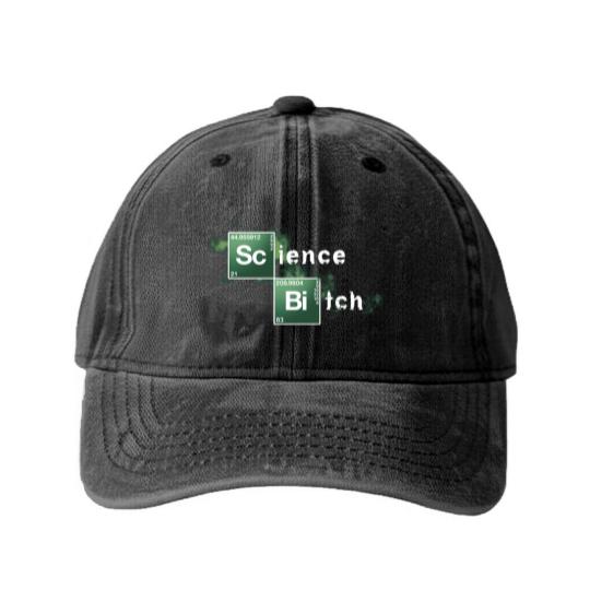 Discover Science, Bitch! - Serie - Washed Denim Baseball Caps