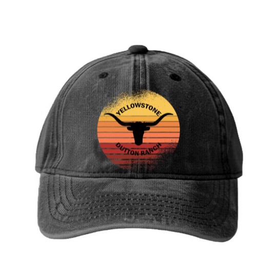 Discover Vintage YStone Ranch Washed Denim Baseball Caps