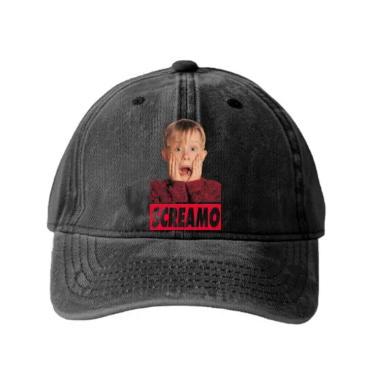 Discover SCREAMO - Screamo - Washed Denim Baseball Caps