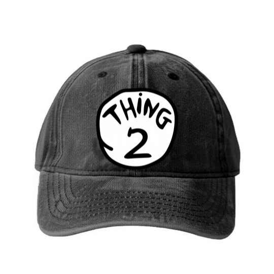 Discover THING 2 - Thing 2 - Washed Denim Baseball Caps