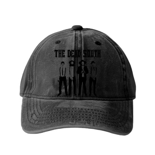 Discover the dead south Classic Washed Denim Baseball Caps