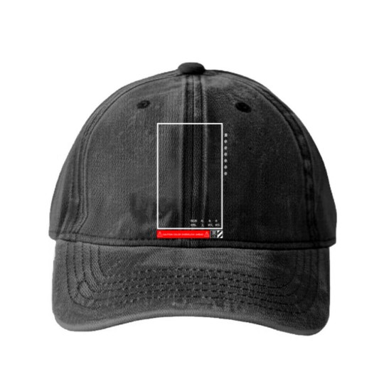 Discover Black Overflow - Techwear - Washed Denim Baseball Caps