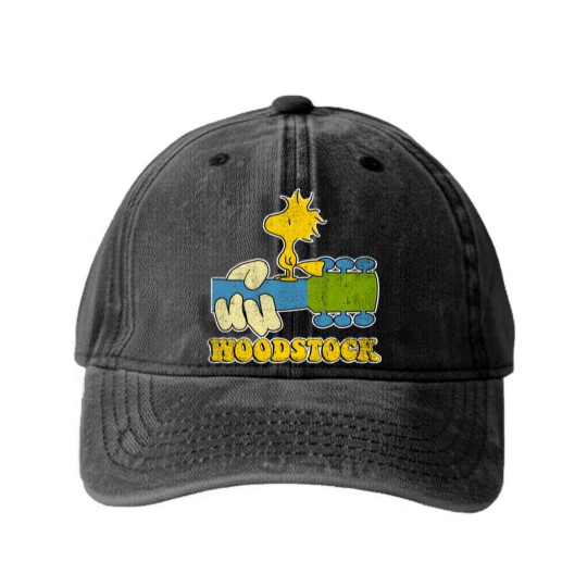 Discover Woodstock, distressed - Woodstock - Washed Denim Baseball Caps
