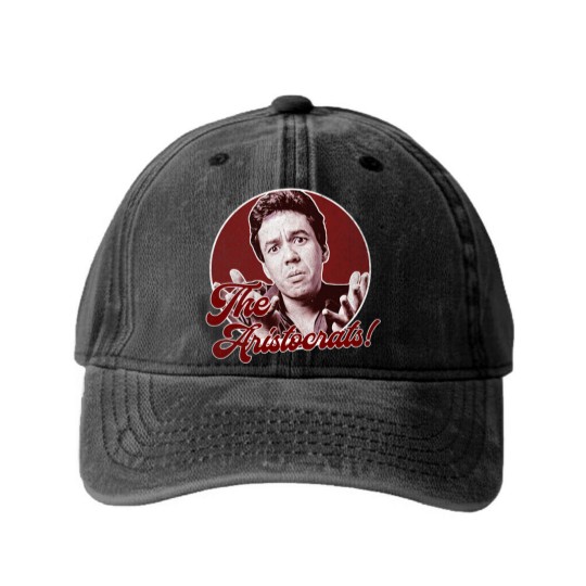 Discover Gilbert Gottfried The Aristocrats Classic Washed Denim Baseball Caps