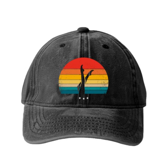 Discover Synchronized Swimming - Retro Washed Denim Baseball Caps