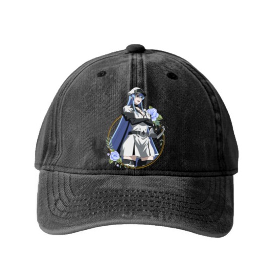 Discover Akame ga Kill - Esdeath - Akame - Washed Denim Baseball Caps