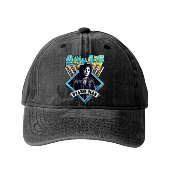 Discover Billy Joel Billy Joel Washed Denim Baseball Caps