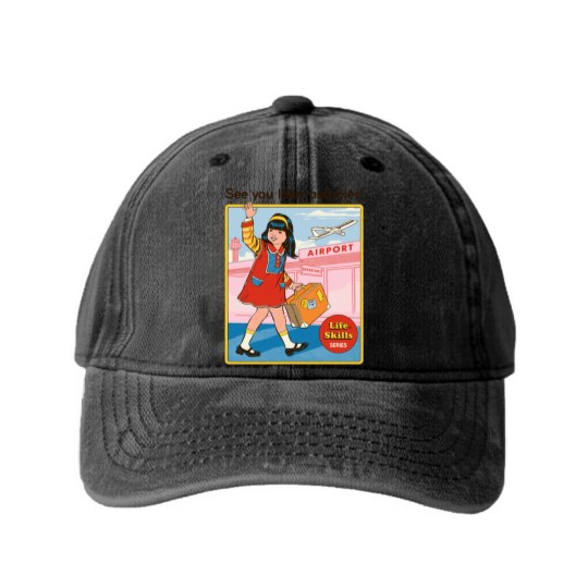 Discover See You Later - Funny - Washed Denim Baseball Caps