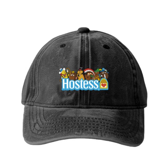 Discover Hostess - Snack Cake - Washed Denim Baseball Caps