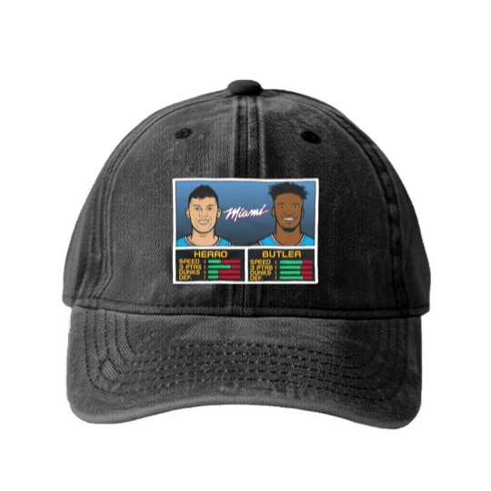 Discover Tyler Herro Essential Washed Denim Baseball Caps
