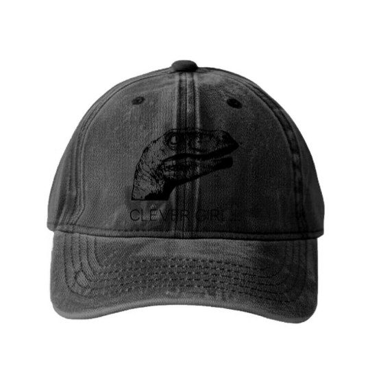 Discover clever girl Washed Denim Baseball Caps