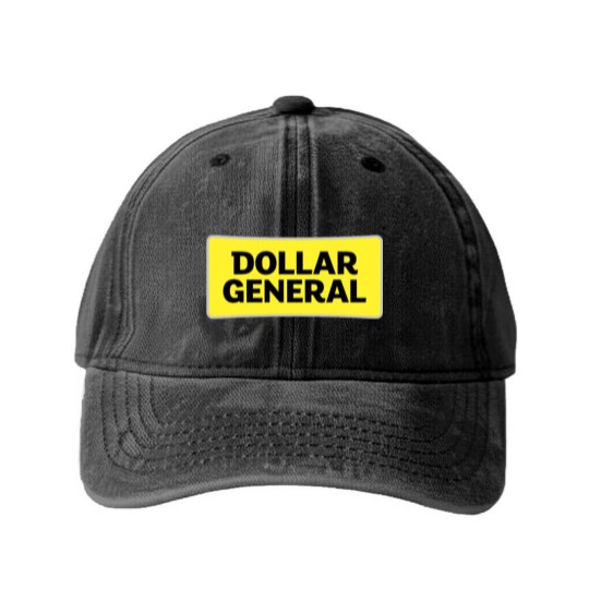 Discover Dollar General Washed Denim Baseball Caps