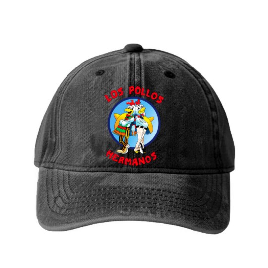 Discover Los Pollos Hermanos Washed Denim Baseball Caps
