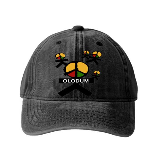 Discover Olodum Man - Olodum Man - Washed Denim Baseball Caps
