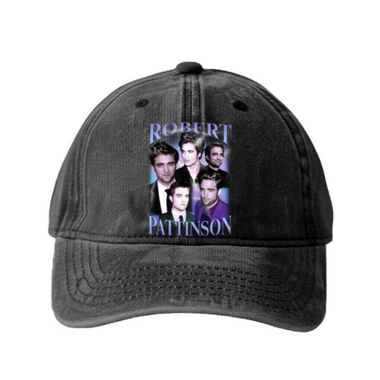 Discover Robert Pattinson - Washed Denim Baseball Caps