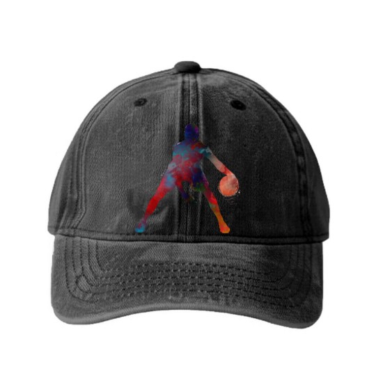 Discover basketball player #basketball #sport - Basketball - Washed Denim Baseball Caps