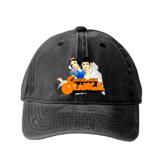 Discover Orange Snow - Clockwork Orange - Washed Denim Baseball Caps