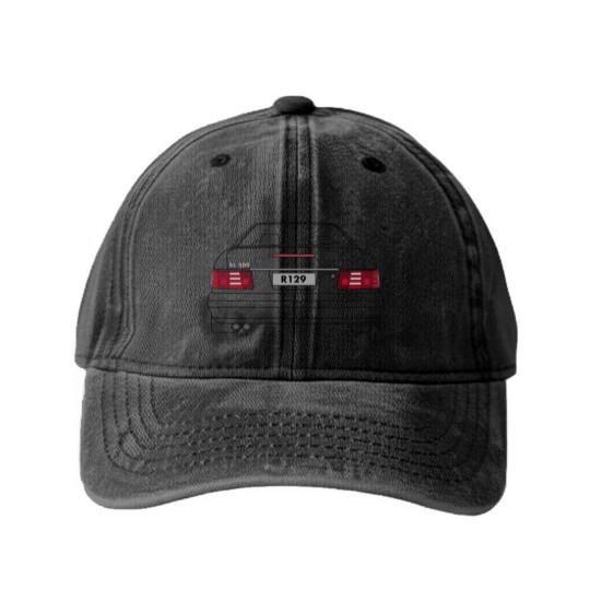 Discover R129 - SL - Rear- Black Washed Denim Baseball Caps