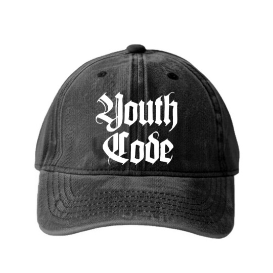 Discover youth code Washed Denim Baseball Caps
