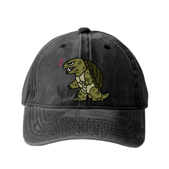 Discover Gamera - Gamera - Washed Denim Baseball Caps