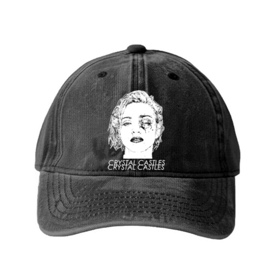 Discover Madonna Crystal Castles Q23 2018 Washed Denim Baseball Caps