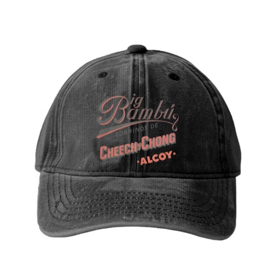 Discover Cheech and Chong's Big Bambu Washed Denim Baseball Caps