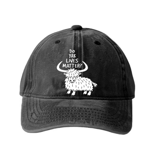 Discover Yak Lives - Yak - Washed Denim Baseball Caps