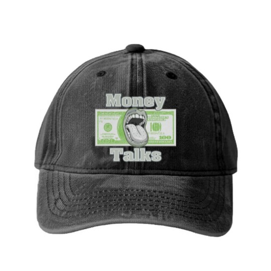 Discover Money Talks Washed Denim Baseball Caps to Match Jordan Retro 5 Green Bean