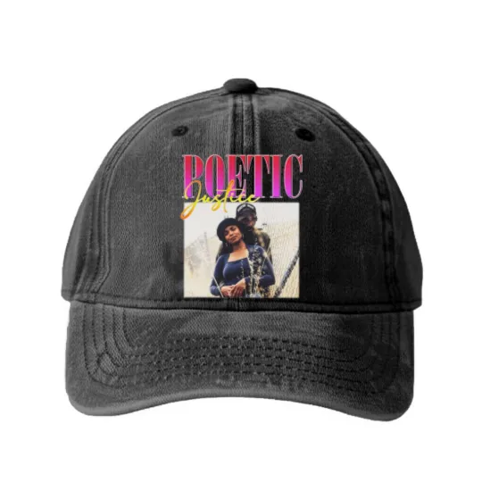 Discover Poetic Justice Washed Denim Baseball Caps, Poetic Justice Washed Denim Baseball Caps, Poetic Justice classic unisex Washed Denim Baseball Caps