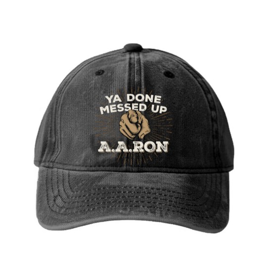 Discover You Done Messed Up Aaron - You Done Messed Up Aaron - Washed Denim Baseball Caps