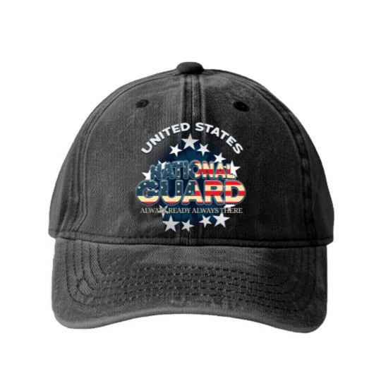Discover US National Guard Always Ready Always re Army Washed Denim Baseball Caps