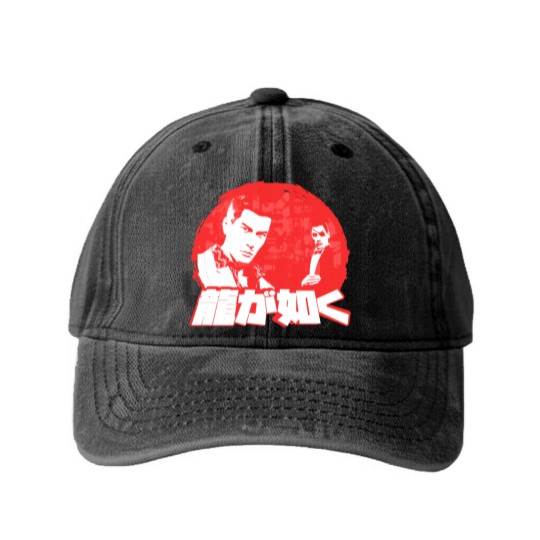 Discover Youthful Feeling - Yakuza - Washed Denim Baseball Caps