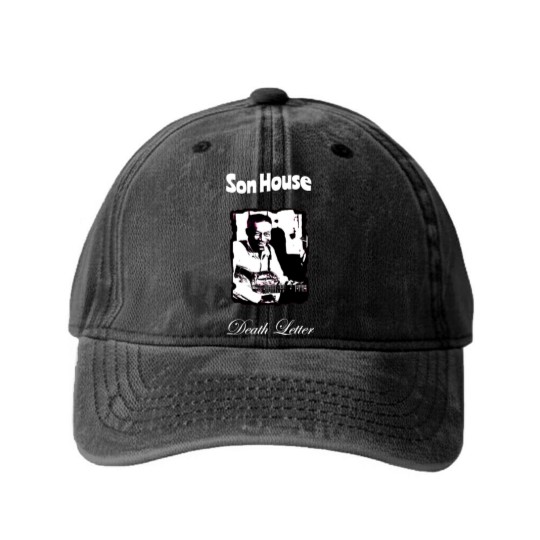 Discover Son House - Delta Blues - Washed Denim Baseball Caps