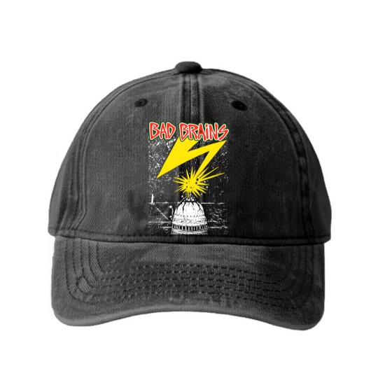 Discover Bad Brains - Bad Brains - Washed Denim Baseball Caps
