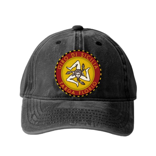 Discover Targa Florio - Racing - Washed Denim Baseball Caps