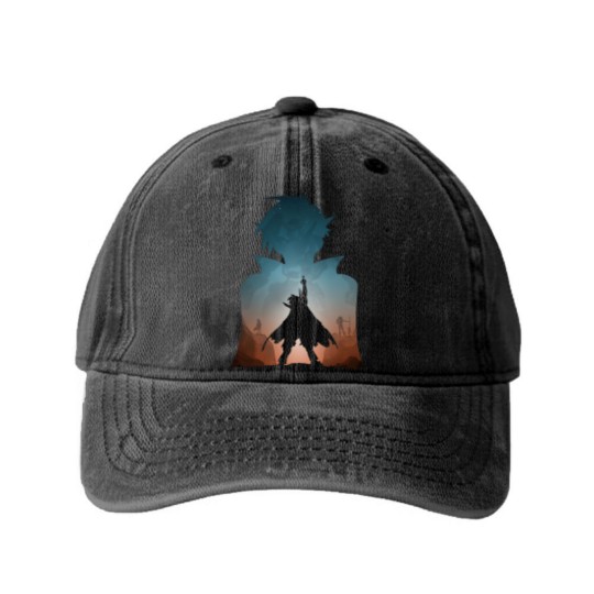 Discover Team Gurren - Gurren Lagann - Washed Denim Baseball Caps
