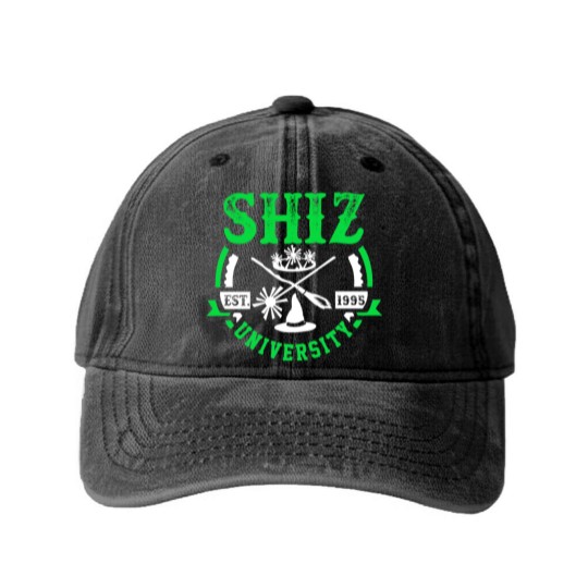 Discover Shiz University Washed Denim Baseball Caps