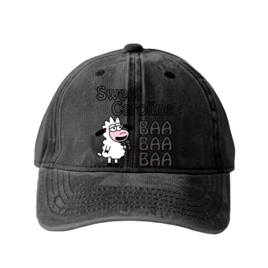Discover Sheep Caroline - Sweet Caroline - Washed Denim Baseball Caps