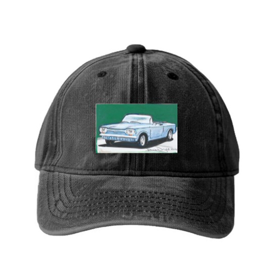 Discover Corvair Classic Washed Denim Baseball Caps