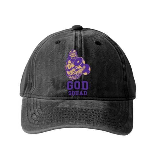 Discover Kelvin's God Squad - Righteous Gemstones - Washed Denim Baseball Caps
