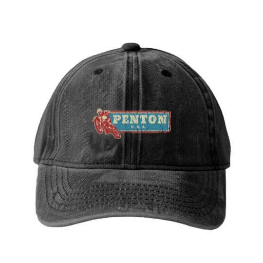 Discover Penton U.S.A. 1968 - Enduro - Washed Denim Baseball Caps