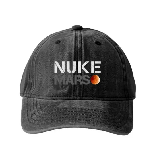 Discover nuke mars Washed Denim Baseball Caps Washed Denim Baseball Caps