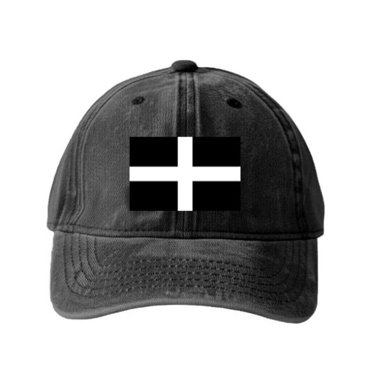Discover Flag of Cornwall (United Kingdom) - Flag - Washed Denim Baseball Caps
